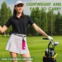 WILLBOND 48 Pcs Golf Ball Tee Holder Neoprene Golf Ball Pouch Golfs Balls Carry Bag Multicolor Portable Golfs Accessories for Men and Women, 24 Colors