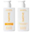 Native Shampoo and Conditioner Contain Naturally Derived Ingredients| All Hair Type Color & Treated, Fine to Dry Damaged, Sulfate & Dye Free - Almond & Shea Butter, 16.5 fl oz each (2 pack)