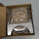 3.5 inch Muffler U-Bolt Clamps for 3-1/2" Diameter Exhaust Tail Pipe, Stainless Steel Exhaust U Clamp, Pack of 2