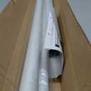 Tension Curtain Rod by EZFurni,42-123 Inches,Heavy Duty Tension Rods for Windows, No Drilling Adjustable Curtain Rod for Patio, Hold Up Blackout Curtains and Non Slip, White