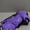 AOFITEE Dog Coat, Waterproof Dogs Jacket for Winter, Warm Fullbody Small Dog Snowsuit, Winter Coat for Small Dogs, Zip Up Pet Puffer Jacket Fleece Vest, Outdoor Reflective Pet Snow Jackets, XXL (Light Purple)