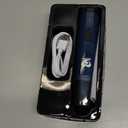 Casfuy Dog Nail Grinder Upgraded - Professional 2-Speed Electric Rechargeable Pet Nail Trimmer Painless Paws Grooming & Smoothing for Small Medium Large Dogs & Cats (Dark Blue)