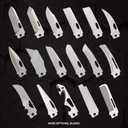 ROXON BA141517 Replaceable Knife Blades for S802 Phantom, S502U Phantasy and S501U KS Scissor