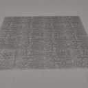 modern-twist 14 x 16 Silicone Placemat, BPA, PVC-Free Table Mat, Dishwasher Safe, Cocoon Print in Silver, Pack of 1 (Rectangle - Cocoon Print)