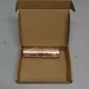 M METERXITY Copper Sheet Roll, 6in x 5ft x 0.004in (WxLxT) 99.9% Pure Copper Flashing Strip with Gloves for DIY Projects/Roofing/House Repair, Metal Foil Plate [1524x152x0.1mm]