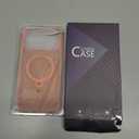 360 Spin Magnetic Stand (Pro-Version) for iPhone 17 Pro Max Case (Compatible with MagSafe) [Military Drop Protection] Matte Translucent Shockproof Protective Phone Case 6.9'', Cosmic Orange