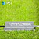 LED Driver 60 Watts 24V DC Low Voltage Transformer Waterproof IP67 LED Power Supply, Adapter with 3-Prong Plug 3.3 Feet Cable for Any 24V DC led Lights, Computer Project, Outdoor Light