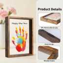2026 Upgraded Family Handprint Kit for 4, Happy New Year Gifts for 2026, Kids Gift and Family Gift, DIY Hand and Footprint Craft Kit with Kids