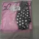 VLUV Pink Halloween Costumes Set, Women's Halloween Retro Satin Jacket Set with Scarf Headbands Glasses Accessories (Pink, XXL)