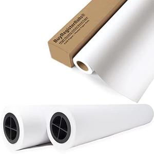(4 Rolls - 1 Case) Plotter Paper 36 x 150: Box of 4-36” x 150 ft. Rolls, 20 lb. C1861A Bond Paper on 2" Core (80 GSM) for CAD Printing on Wide Format Ink Jet Printers Premium Quality Bond Paper