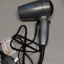 Conair Travel Hair Dryer with Dual Voltage, 1875W Compact Blow Dryer with Folding Handle, Gray