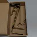 Gold Stocking Holdears for Mantle Set of 4, Christmas Stocking Holders, Stocking Hangers Hooks for Mantle for Christmas Ornaments for Counter Tables, Fireplace Mantle Decoration