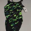 TYR - Girls' Triadic Diamondfit Durafast Elite One Piece Swimsuit, Green, 24