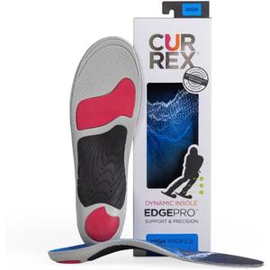 CURREX EdgePro Thermo Regulating Ski Boot Insoles for Snowboarding, Skiing, & Winter Sports  Ski Boot Inserts with Shock Absorbing Cushioning  for Men & Women  High Arch, 2X (2X-Large (Mens 13-15))