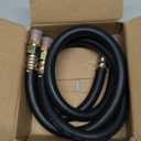 2PCS 3/8 Air Brake Chamber Hose3/8 Fit End x 3/8 Swivel End Rubber Air Brake Hose Assembly, SAE J1402 Air Brake Hose for Semi Truck - 30inch