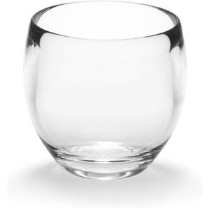 Umbra Droplet Tumbler Durable Acrylic Bathroom Accessories Holder - Modern Functional Clear Glass Tooth Brush Organizer - Perfect for Holding Toothbrushes, Make-up Brushes & Various Bath Items