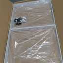 Across-Star Expandable Cabinet Shelf Organizer Rack, Stackable Kitchen Counter Storage Shelves Stand, Adjustable Height Pantry Shelf Spice Rack (White, 2 Pack) (8.7''D*15.7-25.6''W*9.8''H)