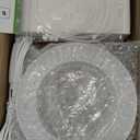 LORDEM 6.3 Ceiling Grow Lamp for Indoor Plants, 216 LEDs Full Spectrum Halo Plant Light, Under Cabinet Grow Lights with 4/8/12H Auto Timer, 3 Switch Modes, 4 Dimmable Brightness Levels, Tri Head