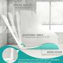 3 x Shower Splash Guard, Splash Guard for Bathtub, Shower Water Guard with Adjustable Silicone Base, Large Water Barrier, Frosted Acrylic & Silicone Base, for Tub, Sinks, Washbasin 11in11in