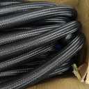 Non-Expandable Garden Hose 100ft Kink Free Flexible Water Hose with 10-Pattern Spray Nozzle, 3/4" Brass Connectors,Leak Proof,Abrasion Resistant Hose for Lawn, Yard, Car Washing, and Outdoor Use