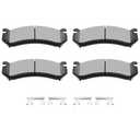 Rear Brake Pads, ECCPP 4pcs Rear Ceramic Brake Pads Kits Pads Sets for Chevrolet, for Cadillac and for GMC ATD785C, D785-7653