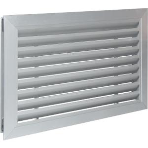Door Louver Vent Two Sided, Door Vents for Interior Doors, Aluminum Door Air Vent Grille, Metal Louvered Door Vent, Through Door Vent for Bathroom Cabinet (20 * 12in)