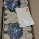 TALOYA 52 Inch Ceiling Fan with Led Light Remote Control Flush Mount Low Profile for Bedroom Farmhouse Patio Outdoor Living Room Kitchen Dining Room,DC Motor,Reversible,Black