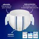 Tena ProSkin Overnight Incontinence Adult Diaper for Women & Men, Stretch, Brief, Medium, 12 Count, Packaging May Vary