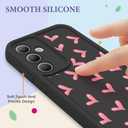 FUXICASE Case for Samsung Galaxy A35 5G, Silicone Shockproof Cover Women