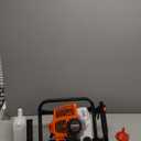 2-Stroke Post Hole Digger, Gas-Powered 52CC Earth Auger Post Fence Hole Digger Powerhead, 2HP 6500RPM Petrol Drill Borer for Garden & Lawn, Digging, Suitable Drill Bit 3.94in/5.91in/7.87in/11.81in