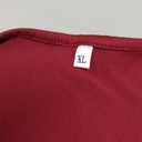 AUSELILY Womens Long Sleeve Maxi Dress 2026 Fall Lace Long Sleeve Dress V Neck Wrap Waist Long Dresses with Pockets, Size XL, Wine Red