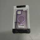 Compatible with iPhone 12/12 pro Case with Magnetic Ring Stand, Military Drop Protection, Anti-Scratch/Anti-Fingerprint Translucent Matte Phone Case for iPhone 12/12 pro (Purple)