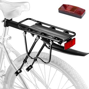 YONTUO Rear Bike Rack with Bag,115 LB Capacity Solid Bearings Bike Cargo Rack & Large Size Reflective,Quick Release Mountain Road Bicycle Rear Racks,Universal Bike Luggage Touring Carrier Rack…