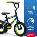 Huffy Upshot 12/16/20 Inch Boy's Bike for Kids, Removable Training Wheels, BMX Design, Designed for Growth, Durable Construction, EZ Build Assembly