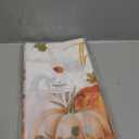 3 Pieces Fall Pumpkin Tablecloth Thanksgiving Tablecloth Autumn Harvest Maple Leaf Table Cover for Fall Thanksgiving Party Supplies, 54 x 108 Inch