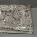 LIVEBOX Washable Area Rug 3x5 - Vintage Tribal Non-Slip Indoor Rugs for Kitchen Entryway, Low-Pile Front Door Mat Print Distressed Accent Throw Rug for Bedroom Entry Foyer Laundry Room, Sage