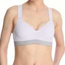 Natori Women's Dynamic Convertible Contour Sport Bra (36G, Lavender Haze/Vapor)