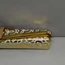 PerKoop 4 Pcs Extra Large Gold Gift Bag 20 x 16 Inch Jumbo Golden Pattern Gift Bag Non Woven Fabric Reusable Gift Bag Oversized Tote Gift Bags for Xmas Weddings, Bridal Showers, Birthdays (Simple)