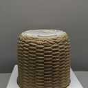 Ceramic Plant Pots Bonsai 11 Inch - Flower Pots for Indoor Plants, Large Plant Pots with Drainage Hole, Decorative Planter Outdoor Flower Pot for Office, Gift for Men Women, White