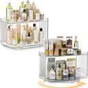Lazy Susan Organizer for Refrigerator (2 Packs)