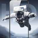 Lamicall 2+2 for iPhone 16 Plus Max Screen Protector (6.7") with Camera Lens Protector, [Top 9H Tempered Glass Film], Easy Alignment, Anti-Scratch, 0 Bubbles, HD Clear for iPhone 16 Plus - 2 Pack Each