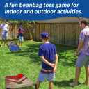 NZQXJXZ 3x2 ft Cornhole Board Set with 8 Bean Bags and Carrying Bag, Outdoor Toss Game Set for Kids and Adults, Portable Corn Hole Sets for Beach Lawn Backyard