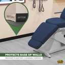 M-D Building Products 4-Inch x 120-Feet Dry Back Vinyl Wall Base, Flexible Dry Back Vinyl Trim with Toe - Easy Install Molding Trim for Floors, Baseboards, Bulk Roll, Black (75457)