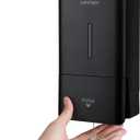 27oz (800 ml) Manual Wall Mounted Soap Dispenser, Ideal for Commercial Bathrooms, Restaurants Hotels, Use with Liquid Hand Soap Shampoo, ABS Black
