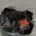 600Pcs Christmas Snowman Decorating Kit Mini Black Top Hats Tiny Black Buttons Carrot Buttons Snowman Hands for DIY Craft Sewing Party Supplies