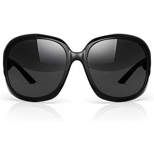 miyya Bug Eye Oversized Polarized Sunglasses Womens, Trendy Retro Sun Glasses for Women 2025, Oversized UV Protection Shades