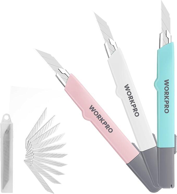 Workpro Aluminum Snap Off Knife 2Pcs