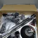 ZMISHIBO 52 Inch Ceiling Fan with Light, App&Remote Control, Flush Mount Low Profile, Dimmable 20W LED Light, Quiet Reversible Motor for Bedroom, Living Room, Apartment, Black