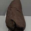 Ruaozz Waterproof Loveseat Recliner Cover with Console Non-Slip Reclining Couch Covers Split Sofa Slipcovers with Elastic Straps for Kids, Dogs, Pets (Chocolate, 2 Seater)