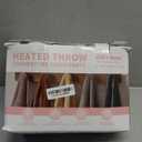 JET'S HOME Heated Blanket 50"x60" - ETL&FCC Certified Flannel Electric Blanket Machine Washable Heating Throw with 5 Heating Levels 3 Hours Auto-Off Overheating Protection Gift for Women (Pink)